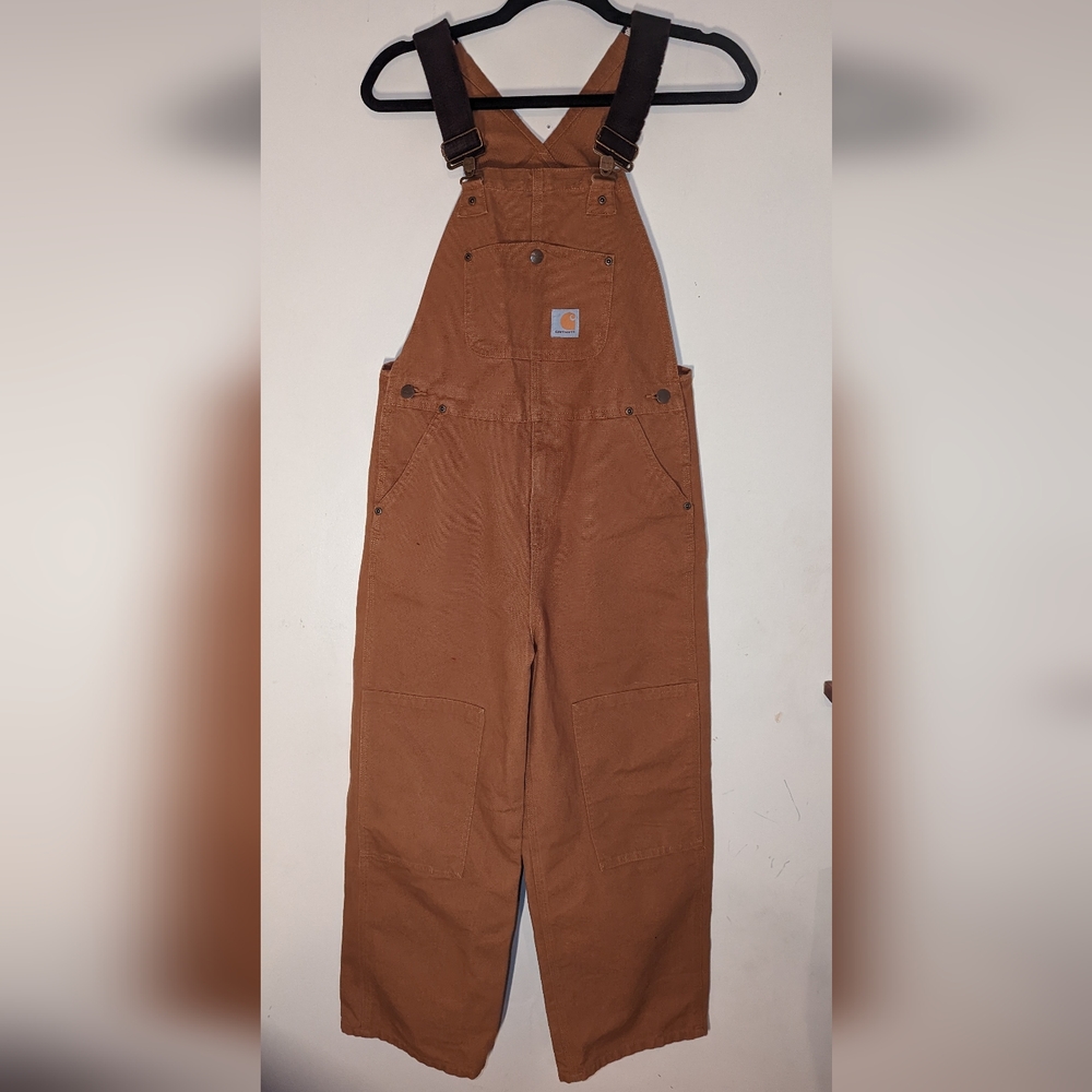 Carhartt women bib overalls size 12